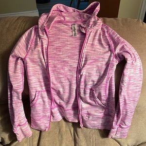 Purple zip up light hoodie